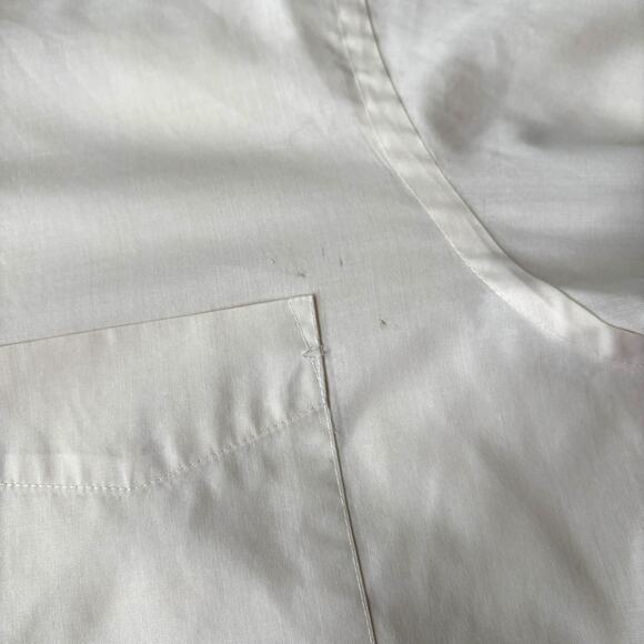 Challenger beige short sleeve button down shirt single‑needle Korea 70s/80s M - Picture 7 of 8